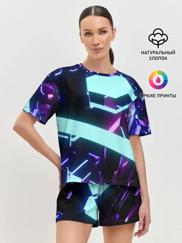 Женская пижама с шортами