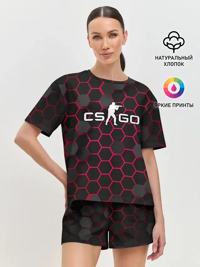Женская пижама с шортами