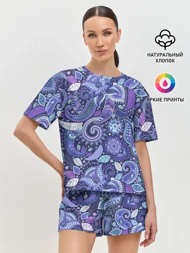 Женская пижама с шортами