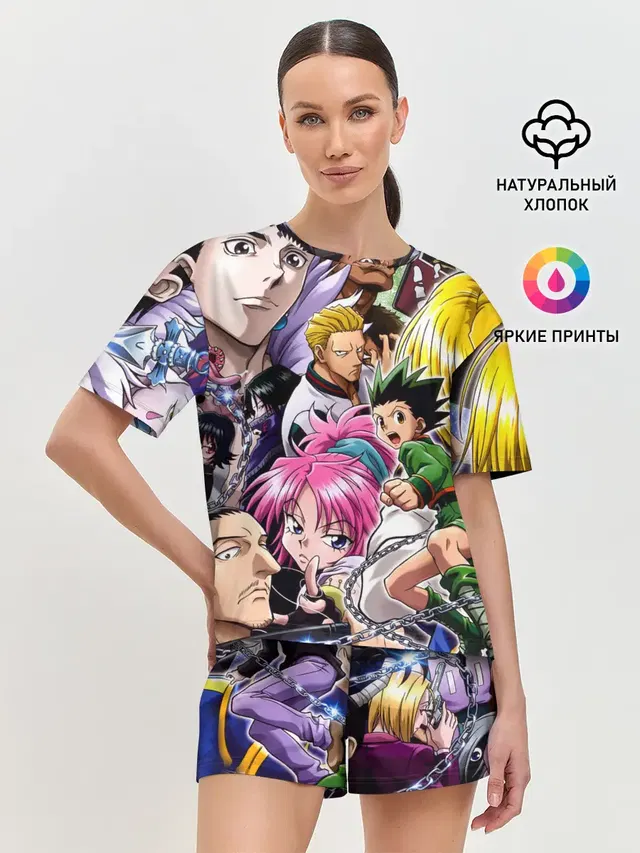 Женская пижама с шортами