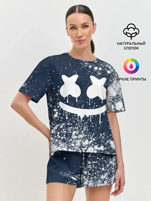 Женская пижама с шортами
