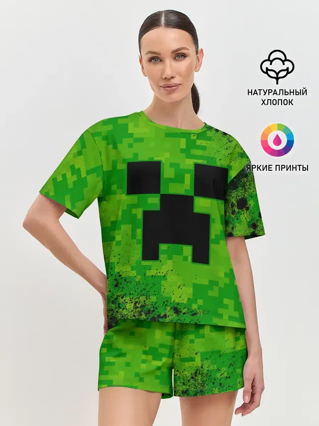 Женская пижама с шортами