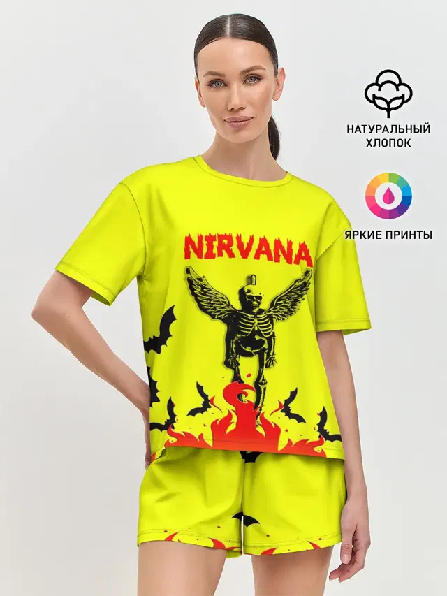 Женская пижама с шортами