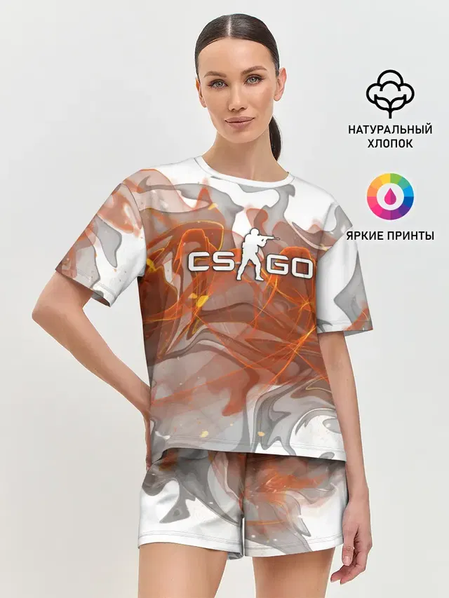 Женская пижама с шортами