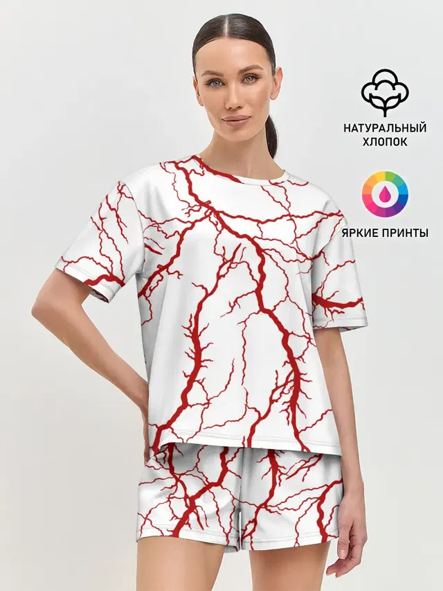 Женская пижама с шортами