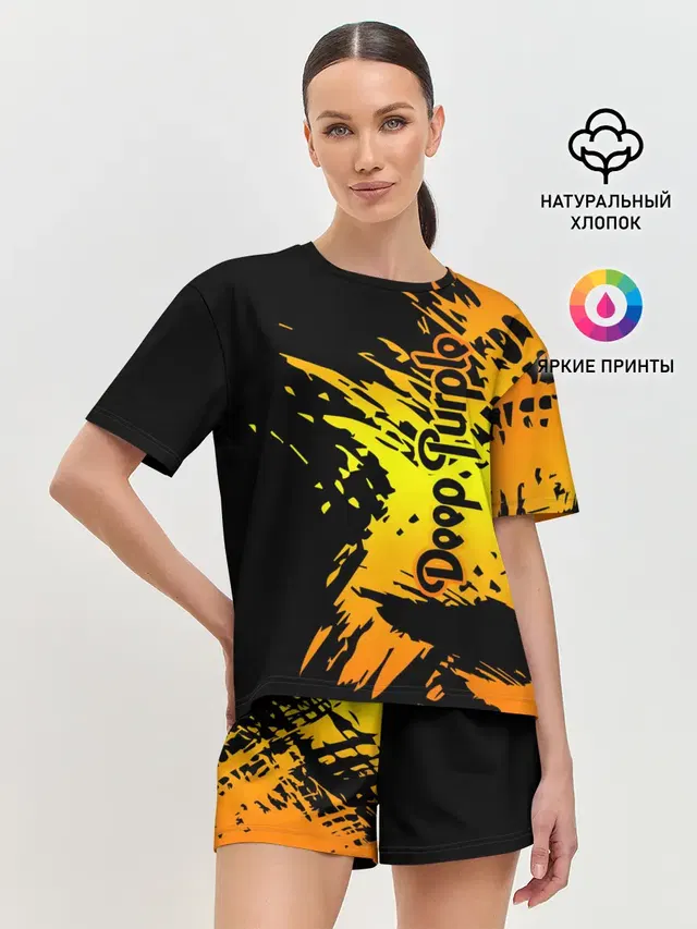 Женская пижама с шортами