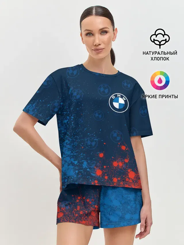 Женская пижама с шортами