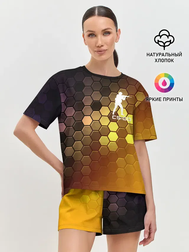 Женская пижама с шортами
