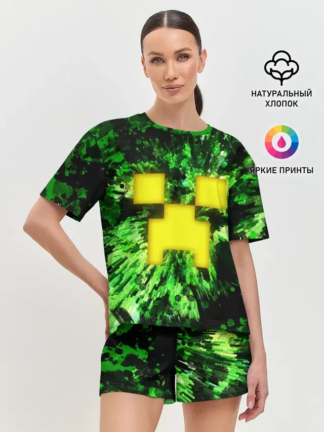 Женская пижама с шортами