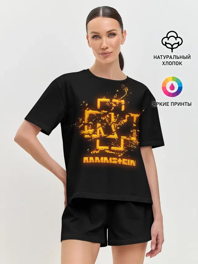 Женская пижама с шортами