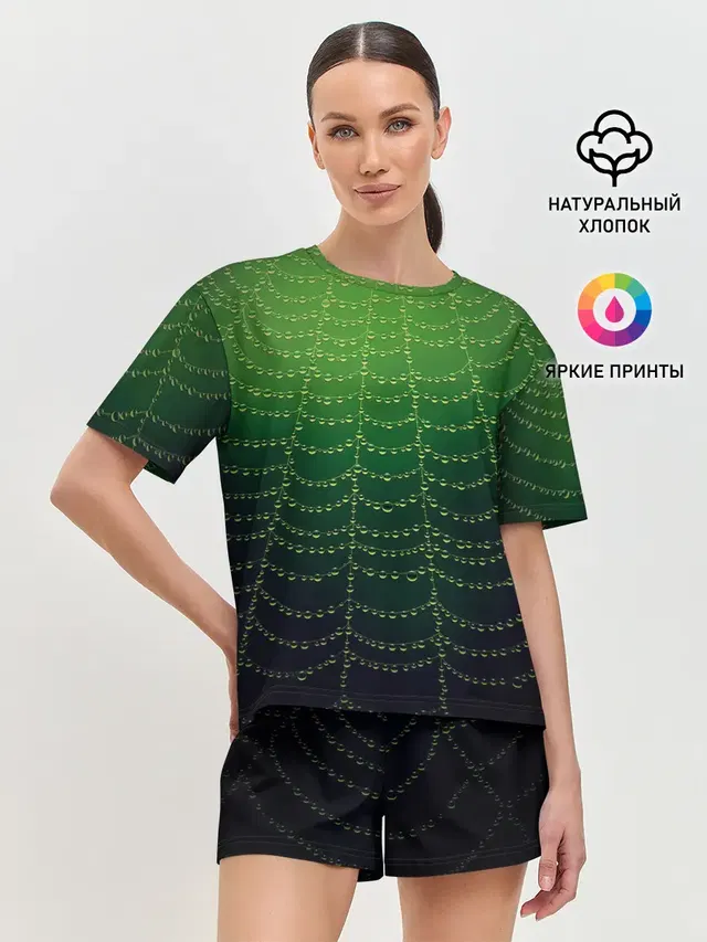 Женская пижама с шортами