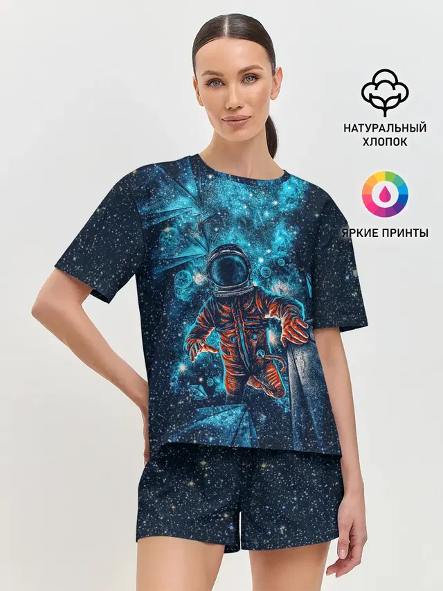 Женская пижама с шортами