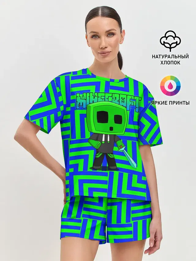 Женская пижама с шортами