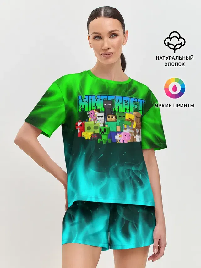 Женская пижама с шортами