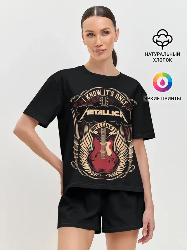 Женская пижама с шортами