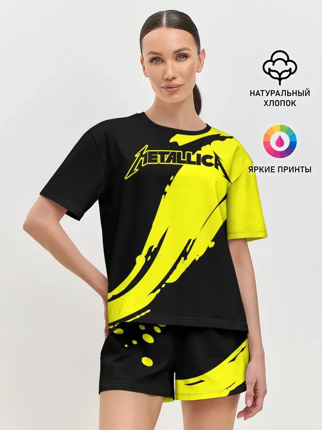 Женская пижама с шортами
