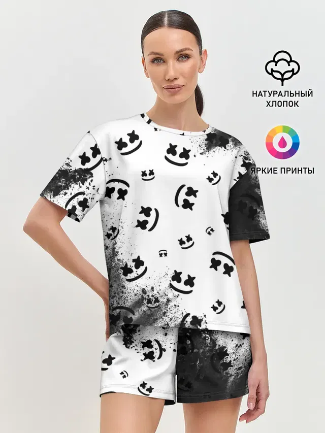 Женская пижама с шортами