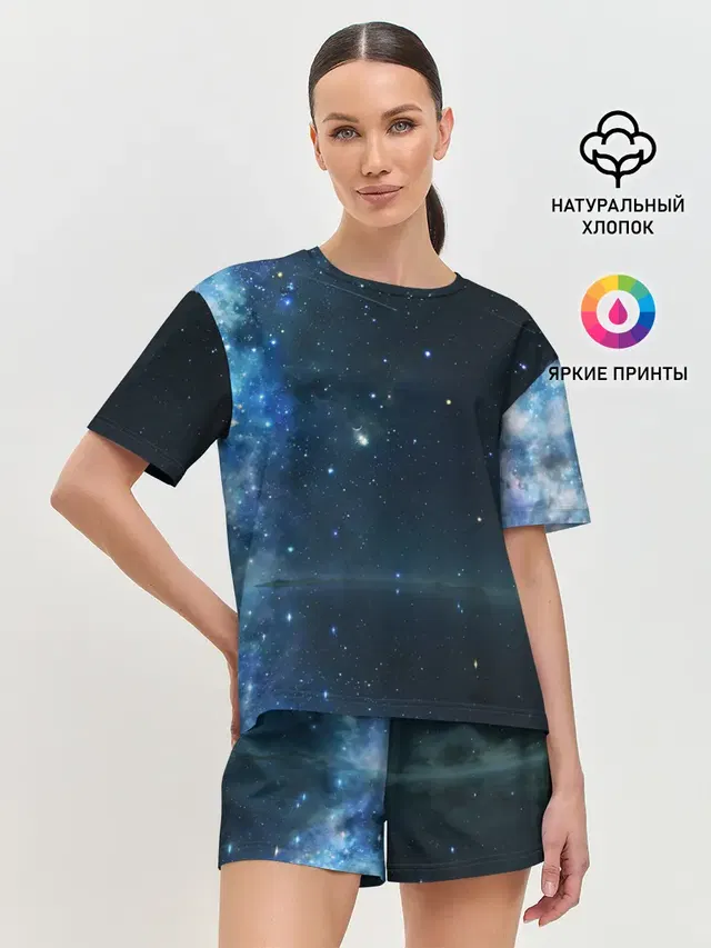 Женская пижама с шортами
