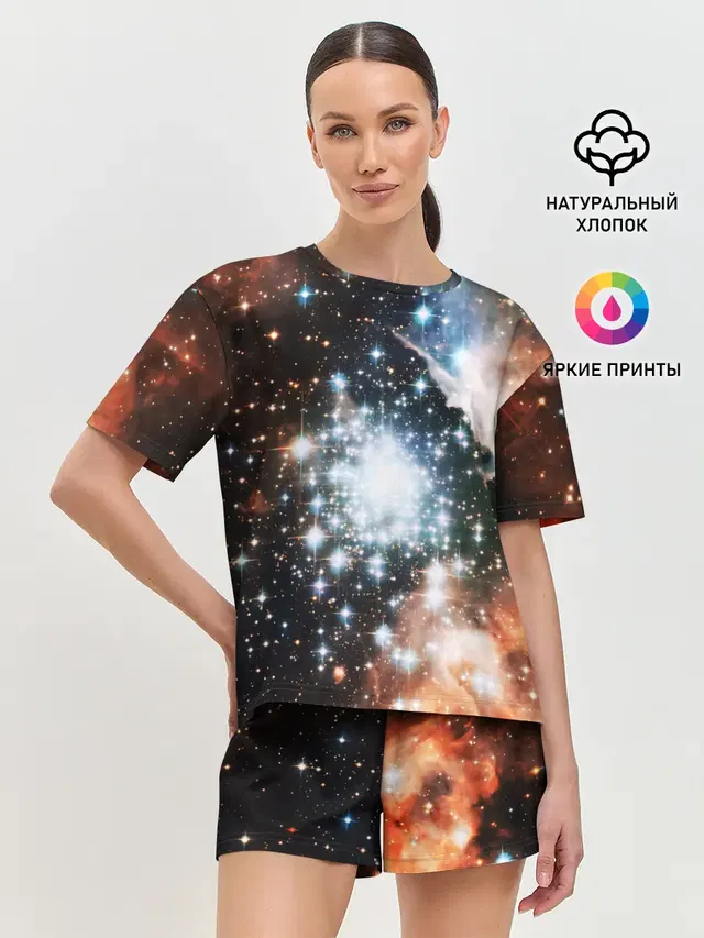 Женская пижама с шортами