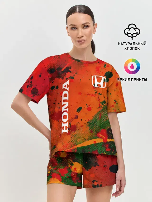 Женская пижама с шортами
