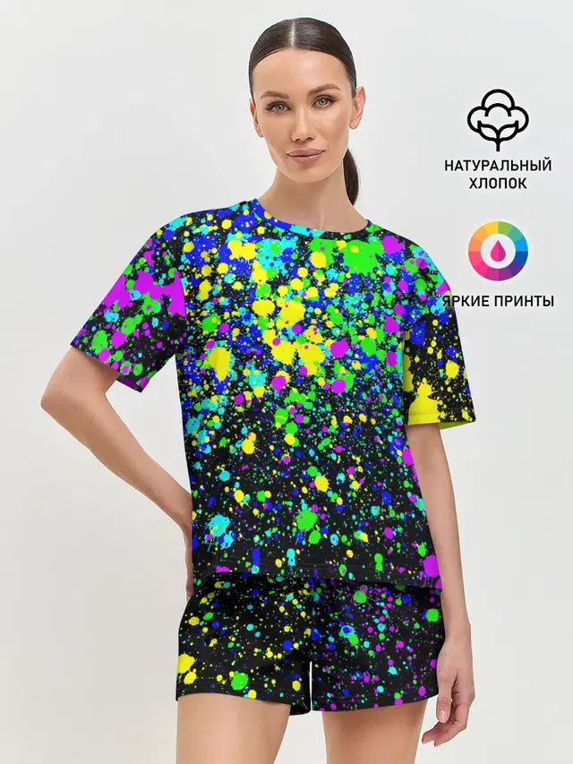 Женская пижама с шортами