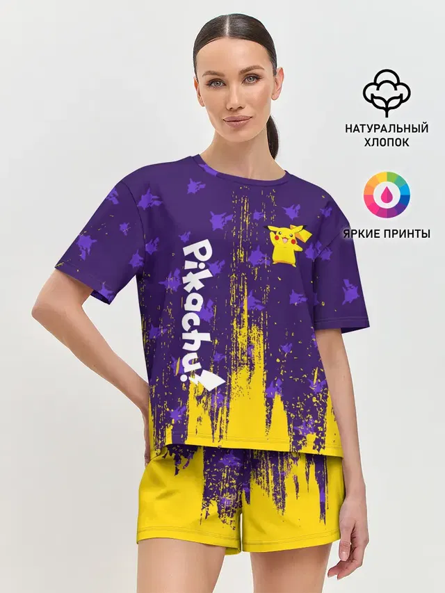 Женская пижама с шортами