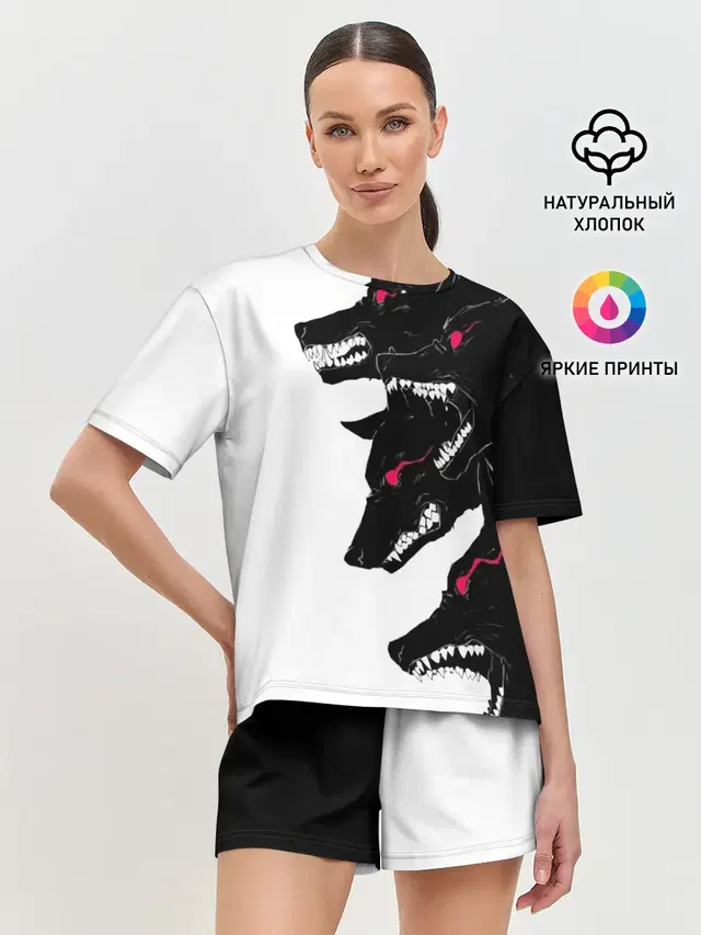 Женская пижама с шортами