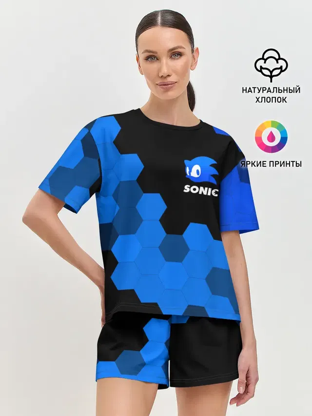 Женская пижама с шортами