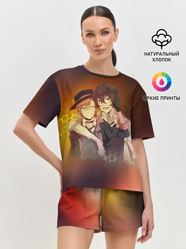 Женская пижама с шортами