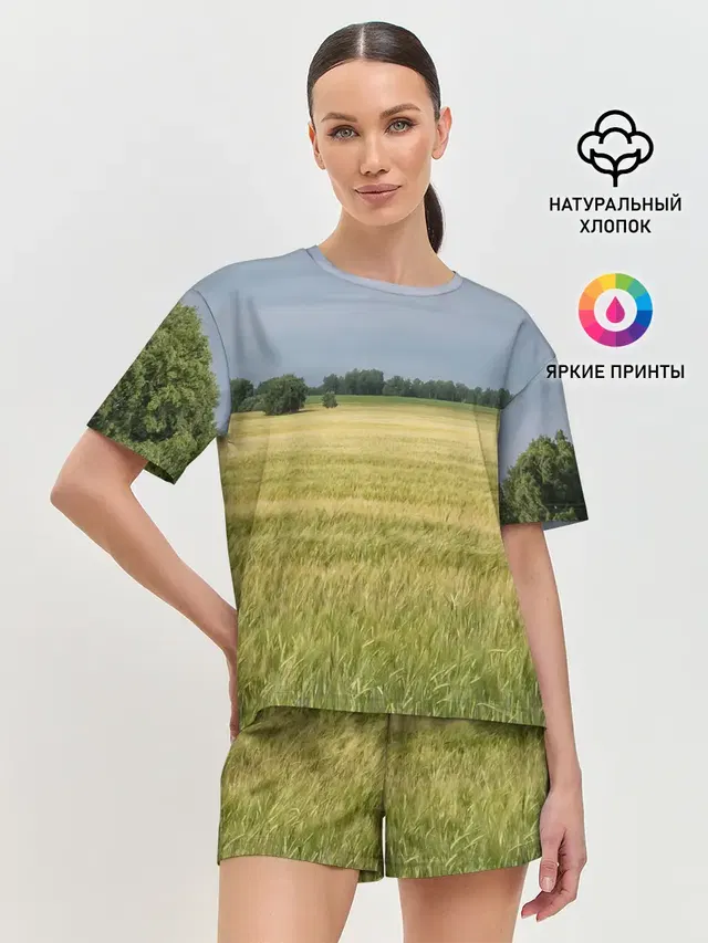 Женская пижама с шортами