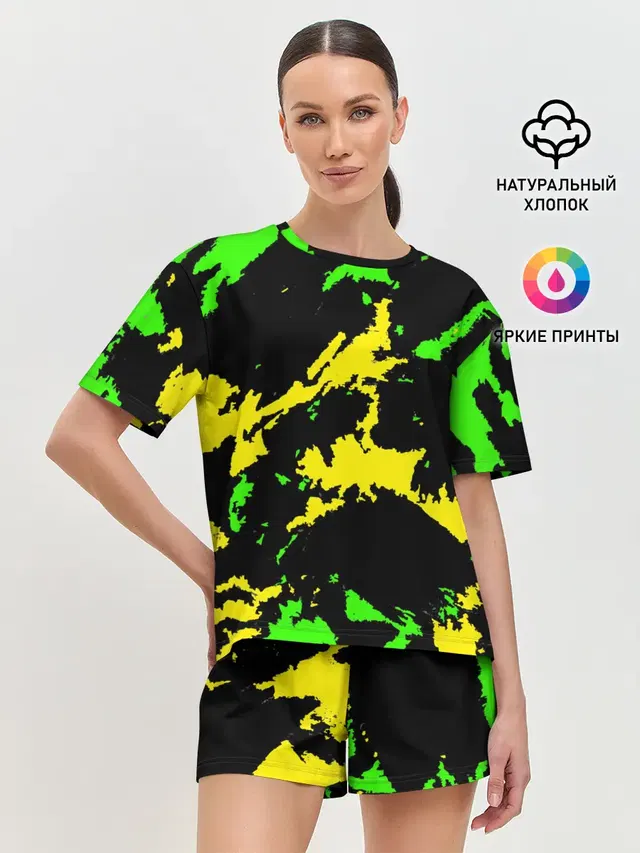 Женская пижама с шортами