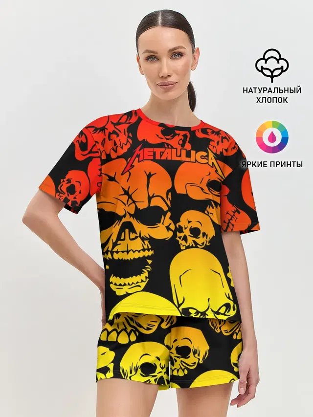 Женская пижама с шортами