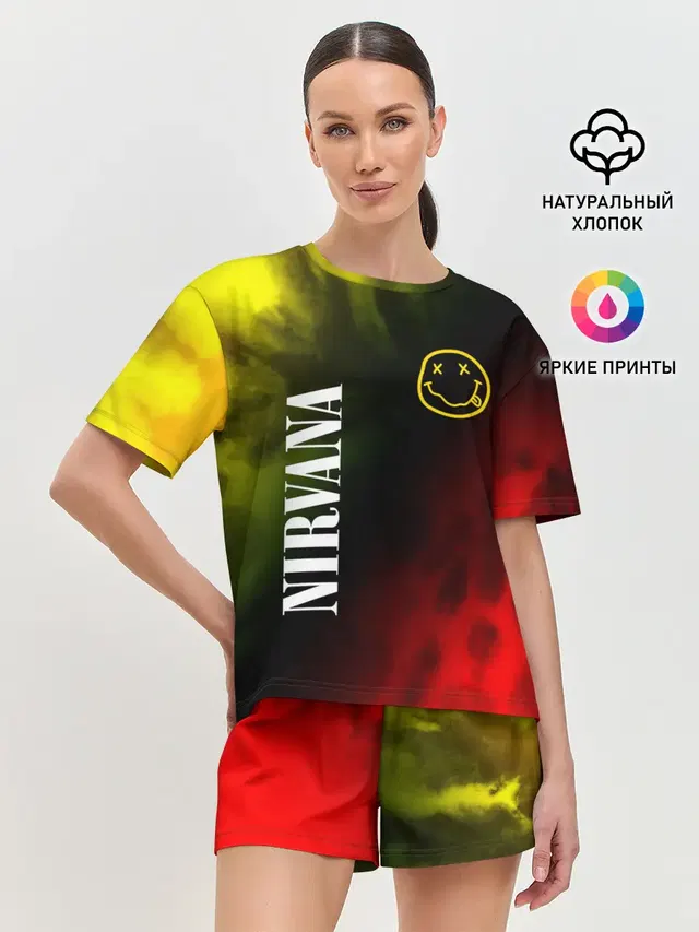 Женская пижама с шортами