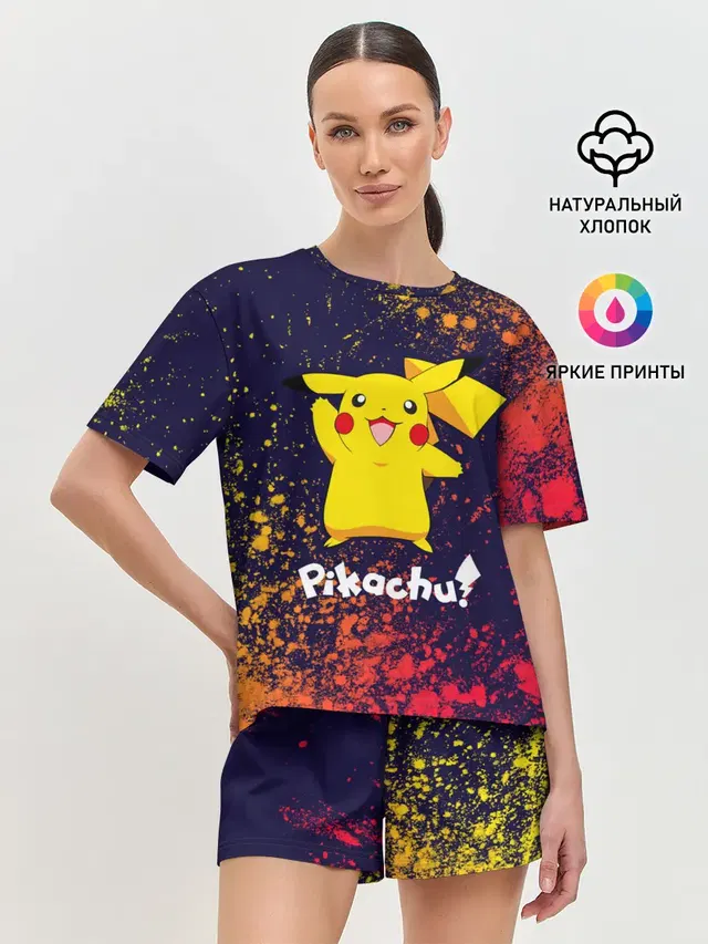 Женская пижама с шортами