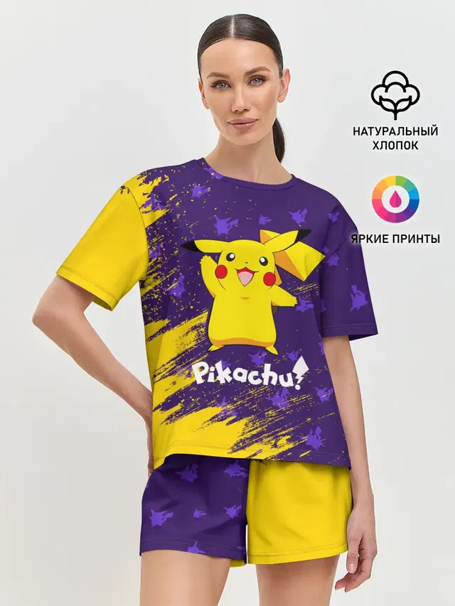 Женская пижама с шортами
