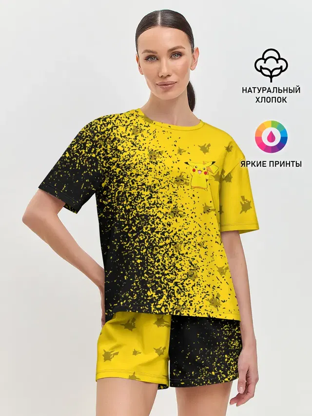 Женская пижама с шортами