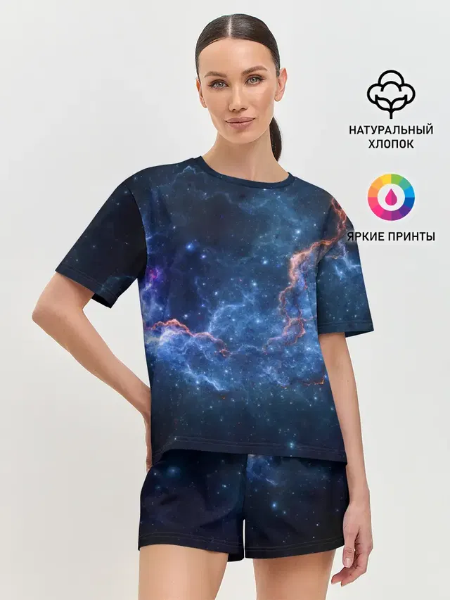 Женская пижама с шортами