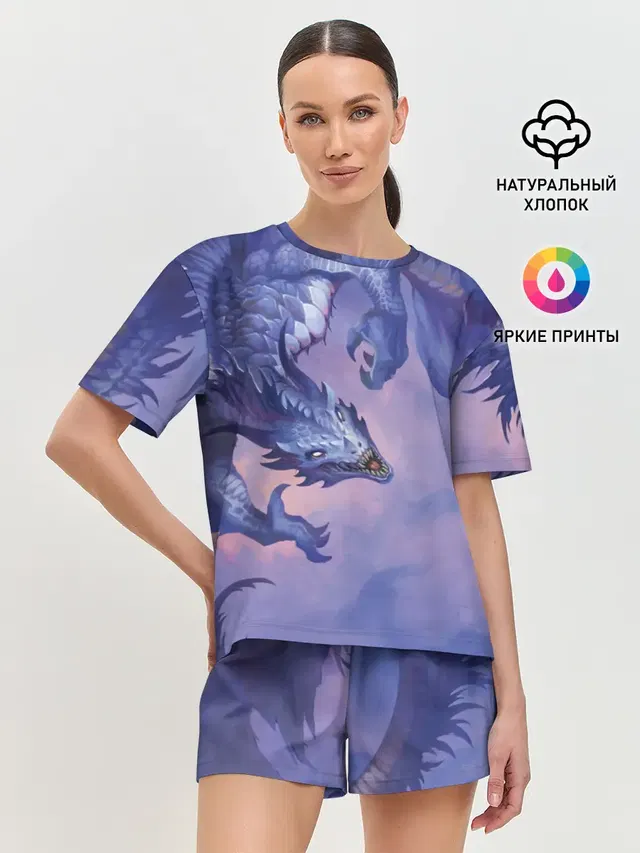 Женская пижама с шортами