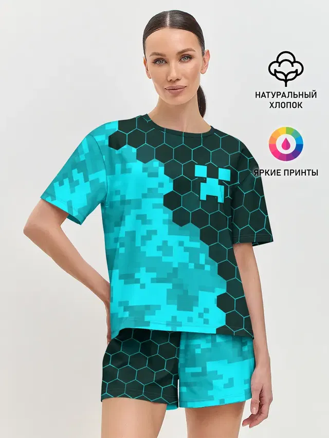 Женская пижама с шортами