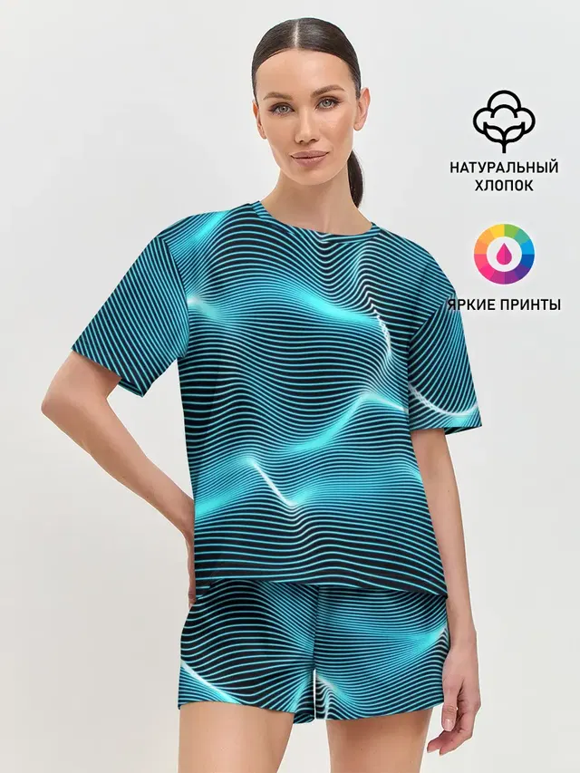 Женская пижама с шортами