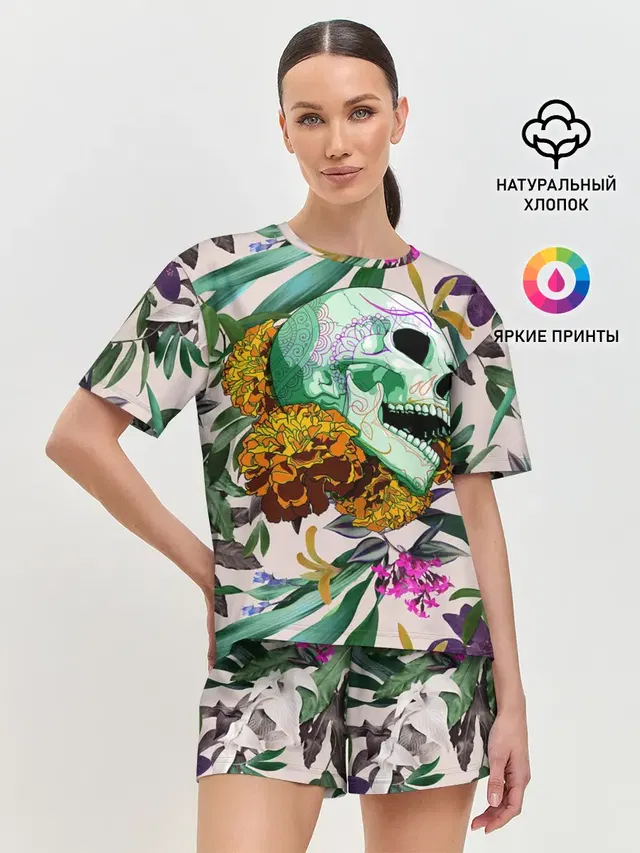 Женская пижама с шортами