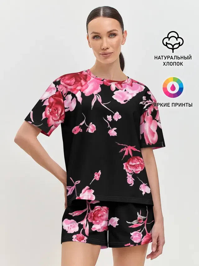 Женская пижама с шортами