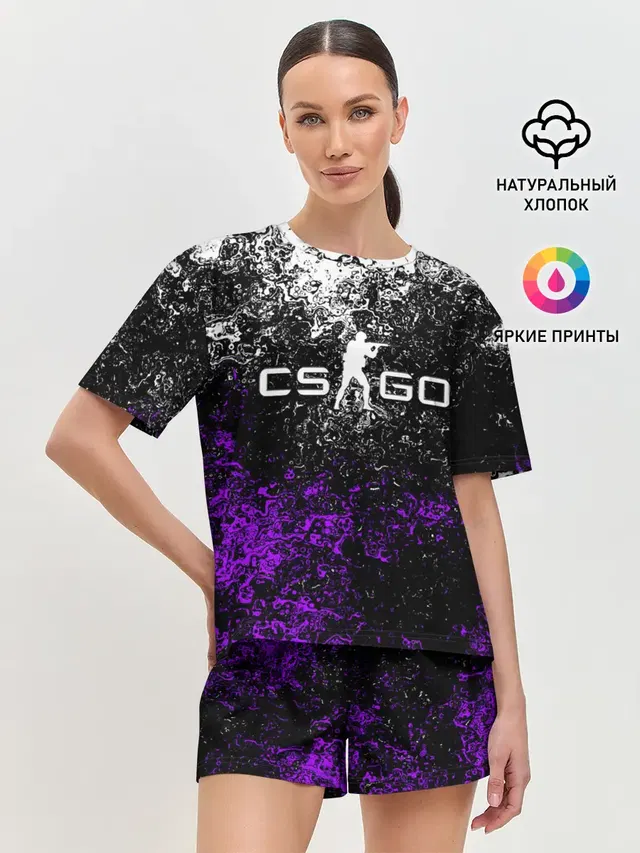 Женская пижама с шортами