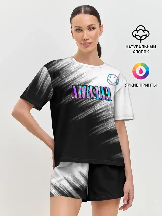Женская пижама с шортами