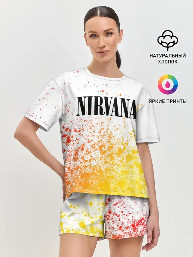 Женская пижама с шортами