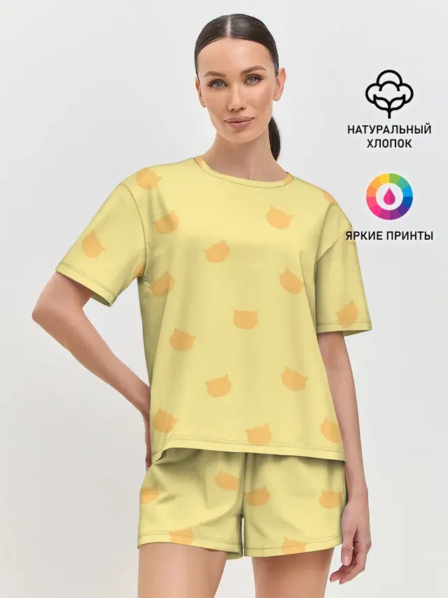 Женская пижама с шортами