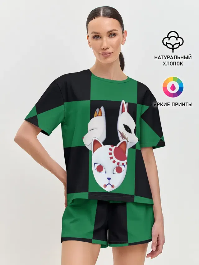 Женская пижама с шортами
