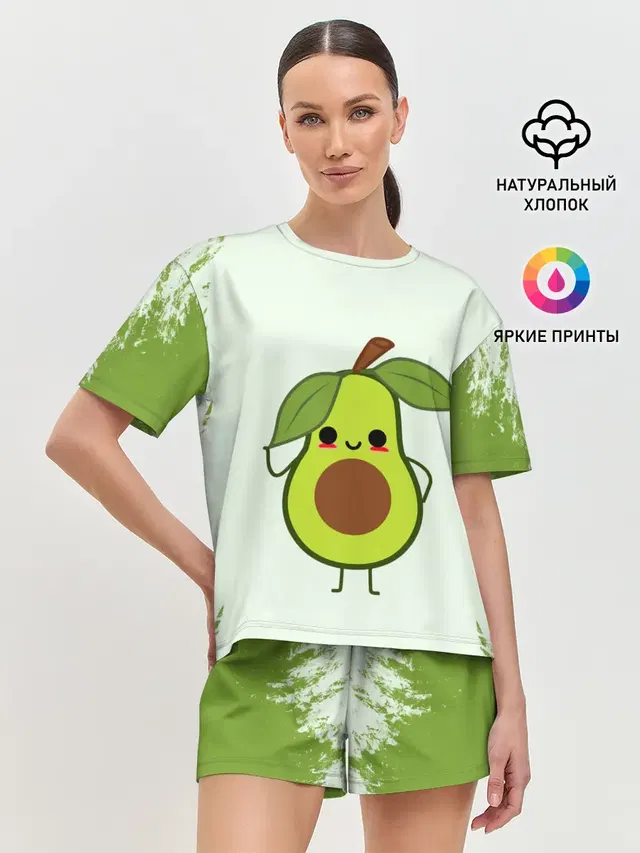 Женская пижама с шортами