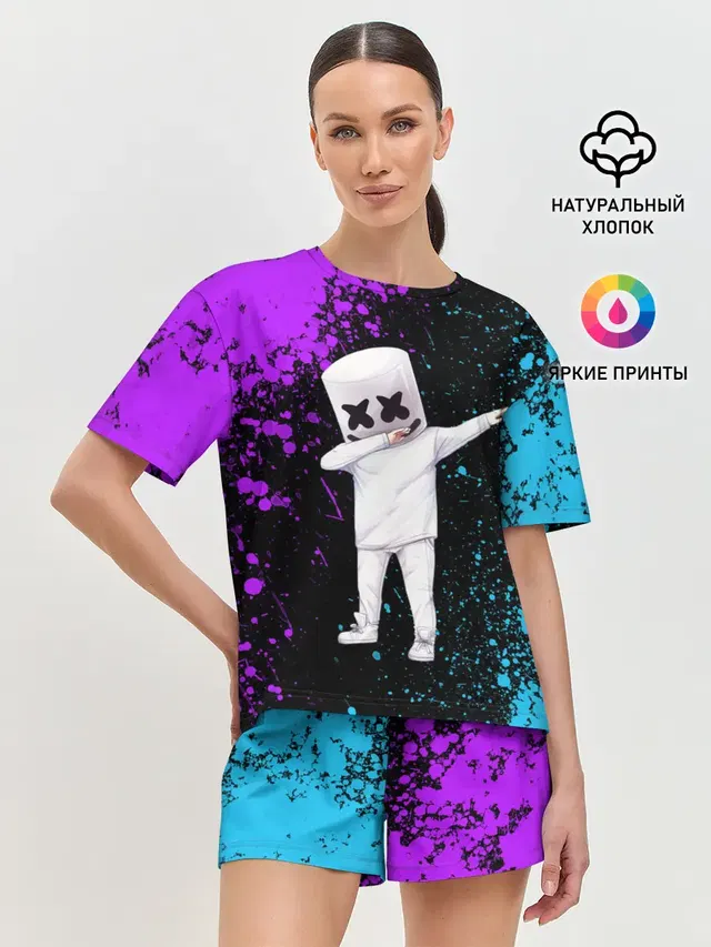 Женская пижама с шортами
