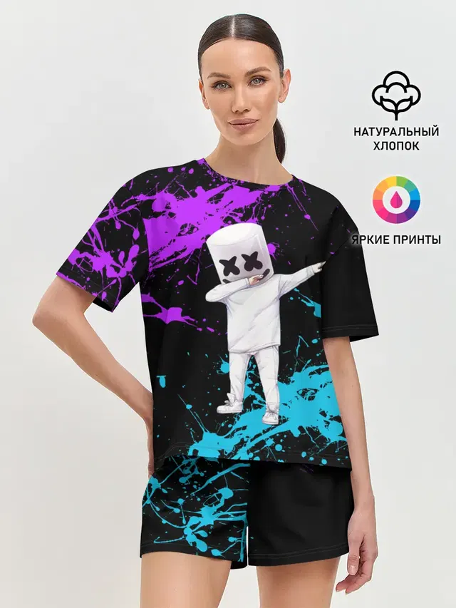 Женская пижама с шортами